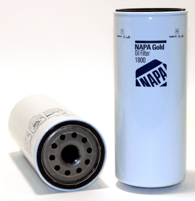 NapaGold 1800 Oil Filter By WIX (51800): FleetFilter - NapaGold/Wix And ...