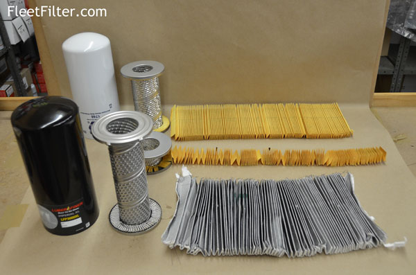 Filter Disassembled - Heavy Duty NapaGold Oil Filter vs Heavy Duty Luberfiner XL